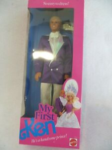 My First Ken Doll 1989 Barbie Mattel #9940 "Handsome Prince" - NRFB
