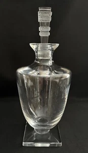 DECANTADOR Y TAPÓN LICOR WHISKY ARGOS CRISTAL LALIQUE FIRMADO DE COLECCIÓN - Imagen 1 de 6