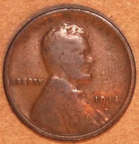 1914-D Lincoln Cent - Very Good - #3227CA621 Cover