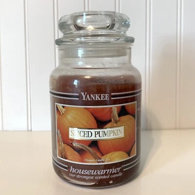 Yankee Candle Spiced Pumpkin Black Band Housewarmer 22oz Jar - Image 1 of 4