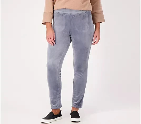 НОВЫЙ ISAAC MIZRAHI LIVE!SOHO ДВУЛИКИЕ ВЕЛЮРОВЫЕ БРЮКИ СТАЛЬ СИНИЙ РАЗМЕР XL #F952 - Изображение 1 из 1