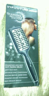 Infiniti Pro by Conair Diamond Infused Ceramic Smoothing Hot Brush Straightener - Image 1 of 2