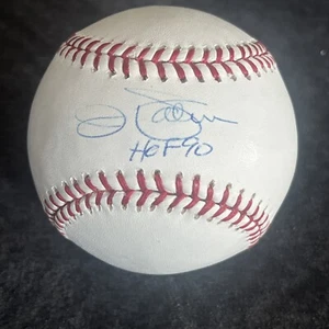 Jim Palmer signed major-league baseball Hall of Fame 1990 hologram  - Picture 1 of 3