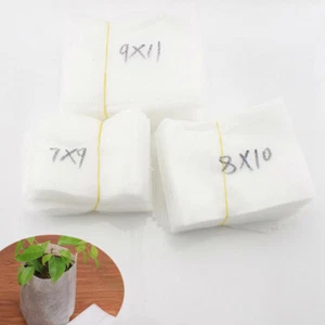 Non-Woven Cultivation Bag Biodegradable Plant Growing Pot Bag Disposable 50/100x - Picture 1 of 14