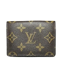 Louis Vuitton M62920 Monogram Envelope Carte De Visite Card Case Wallet - Picture 1 of 9