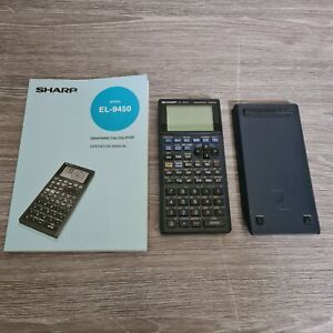 Sharp EL-9450 Graphic Calculator with manual working order 