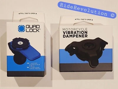 QUAD LOCK Motorcycle 1" Ball Adaptor + Vibration Dampener - NEW (FREE SHIPPING!)