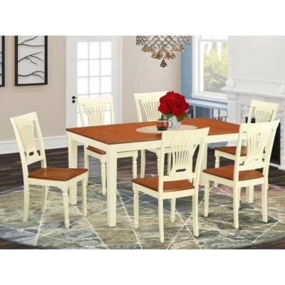 7  PcKitchen  dinette  set  -Table  and  6  Dining  Chairs - Image 1 of 4
