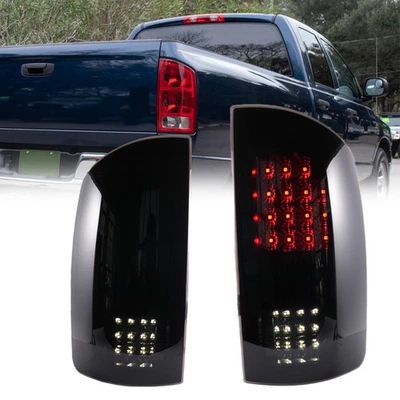 Pair LED Tail Lights Brake Lamps Assembly For Dodge Ram1500 2500 3500 2003-2006 - Image 1 of 4