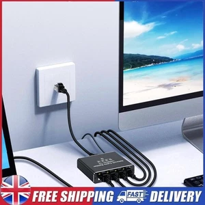 1 To 4 Internet Splitter Adapter High Speed 1000Mbps for Cat5/5e/6/7/8 Cable - Afbeelding 1 van 10