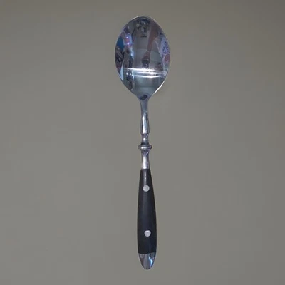 Cuchara para servir sopa negra e inoxidable cubiertos café WILLIAMS-SONOMA Foto 1 de 4