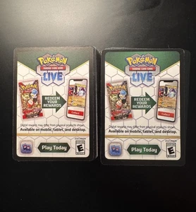 Pokémon TCG - Unbenutzte Online Code Karten x100 - Physisch Kostenloser Versand - Bild 1 von 1