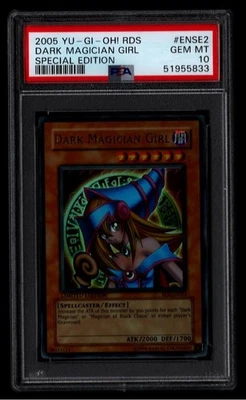 YUGIOH Dark Magician Girl RDS-ENSE2 Ultra Rare GEM MINT PSA 10 - Image 1 of 2