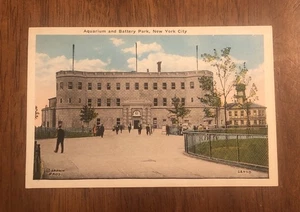 Aquarium & Battery Park, New York City. Postkarte (WP8) - Bild 1 von 2