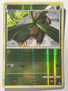 Tropius 66/95 Reverse Holo Common HGSS Unleashed Pokemon Card - Picture 1 of 2