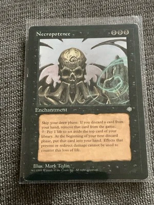 Necropotence Ice Age Regular - Magic The Gathering Mtg NM - Image 1 of 2