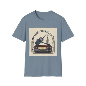 Ham Radio Amateur Tshirt Unisex Softstyle T-Shirt - Picture 1 of 113