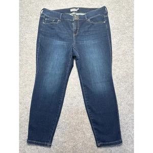 Jeans skinny torrido super morbido donna 20XS lavaggio scuro elasticizzato pull on jegging - Foto 1 di 5