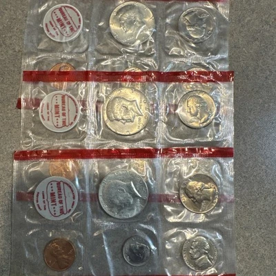 Juego completo de 3 monedas Filadelfia y Denver 1970 como nuevo de Estados Unidos sin circular Foto 1 de 4