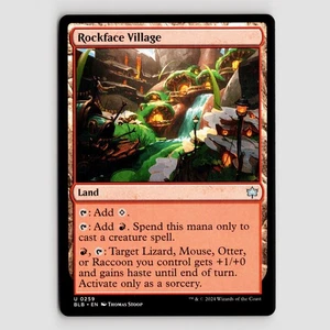 Rockface Village - BLB #259 Uncommon - NM / Mint Bloomburrow Single - Picture 1 of 2