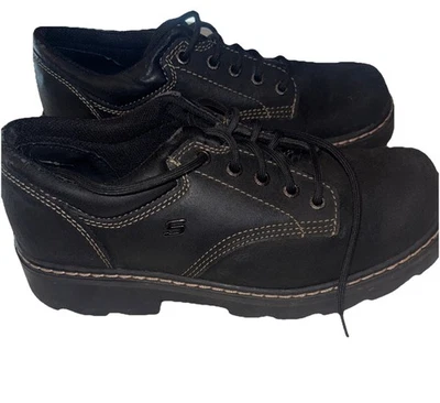 Zapatos Skechers Fiestas Mate Negros Gamuza Oxford Años 90 Y2K Gruesos Con Cordones Para Mujer 10 Foto 1 de 4