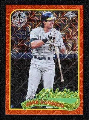 2024 Topps Series 2 Orange Refractor /25 Jose Canseco #2T89C-46 - Image 1 of 2