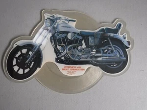 BRUCE SPRINGSTEEN The Interview Motorcycle Picture Disc Limited Edition England - Picture 1 of 2