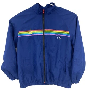 Ocean Pacific Nickelodeon Spongebob Squarepants Rainbow Full Zip Windbreaker XL - Picture 1 of 5
