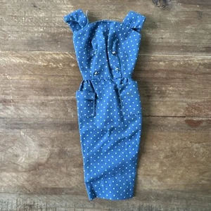 Vestido Barbie vintage a lunares azul años 60 funda Mattel - Imagen 1 de 8