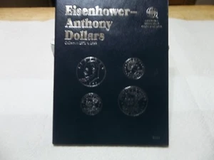 Carpeta de monedas Whitman Eisenhower Anthony Dollar 1971-1981 + 1999 # 9023 ENVÍO GRATUITO - Imagen 1 de 1