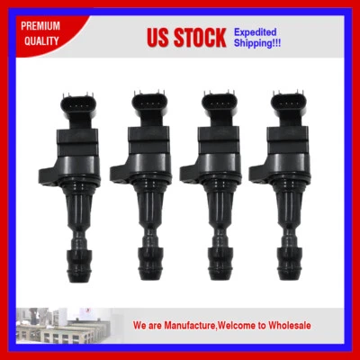 4PC IGNITION COIL UBU337 FOR CHEVROLET Malibu 2.4L L4 2008 2009 2010 2011 2012 - Image 1 of 4