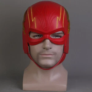 Movie The Flash Barry Allen Red Helmet Cosplay Superhero Halloween Masks Props - Picture 1 of 12