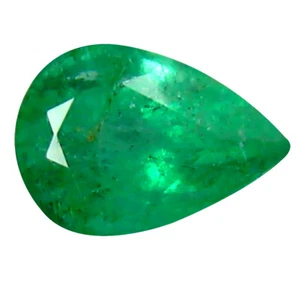 0,43 quilates maravillosa piedra preciosa natural esmeralda colombiana corte de pera (6 x 4 mm) - Imagen 1 de 1