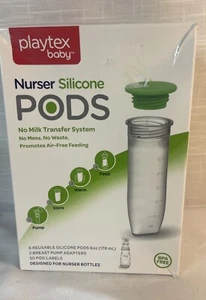 Platex Baby Nurser Silicone Pods - 5 Leakproof 6 Oz Pods, Missing 1 Pod - Picture 1 of 7