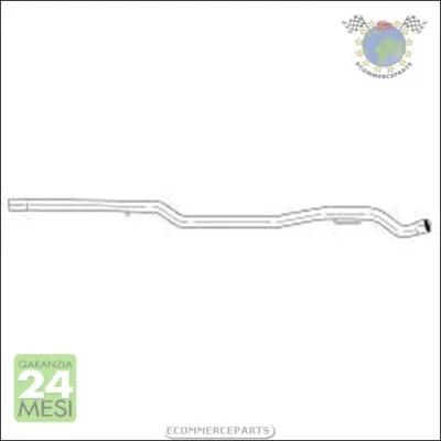 Tubo Marmitta Collettore Sigam per FIAT CROMA OPEL VECTRA C SAAB 9-3 - Immagine 1 di 3