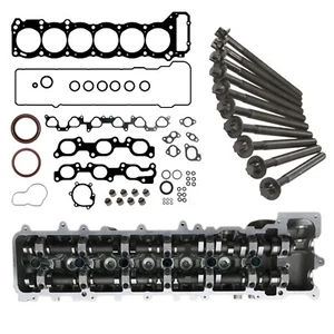 ASSEMBLED CYLINDER HEAD 1FZ-FE 80S DOHC 24v FITS TOYOTA GASKET KIT BOLTS 2017 - Foto 1 di 9