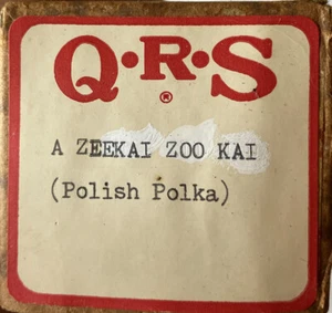 QRS Word Roll A ZEEKAI ZOO KAI Player Pianorolle - Bild 1 von 12