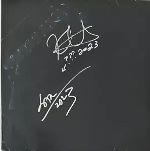 Metallica Signed Album Black Newsted Kirk Hammett Autographed Vinyl Record Proof - Picture 1 of 7