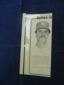 Vintage MLB Don Mattingly New York Yankees Vintage Wire Press Photo - Bild 1 von 1