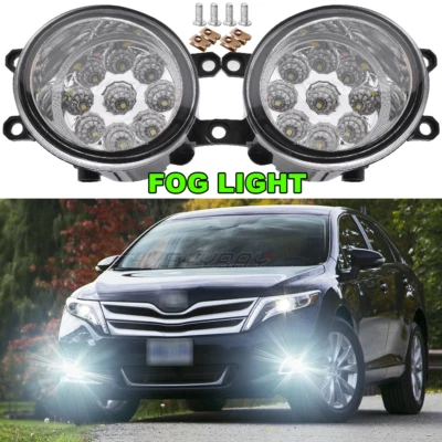 For Toyota Venza 2013 Pair Front Bumper Fog Light Lamp Replacement #8121006071 — 第 1/4 张图片