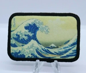 Tactical Morale Patch The Great Wave off Kanagawa 2"x3" abnehmbarer Klettverschluss  - Bild 1 von 2