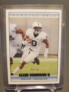 2022 Panini Chronicles Draft Picks Donruss Allen Robinson II #5 Blue 69/99 - Picture 1 of 2