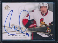 2011-12 SP Authentic Sign of the Times Signature Autograph Milan Michalek AUTO