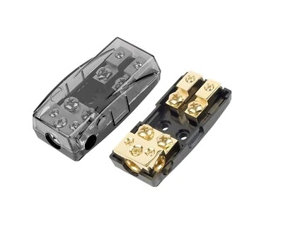 Low Profile MINI ANL Power Distribution Block Three 2/4 ga. In Two 4/8 ga. Out - Image 1 of 3