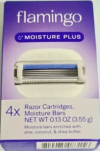 Moisture Plus Women's Razor Blade Refill Cartridges, 4 Count - Picture 1 of 10