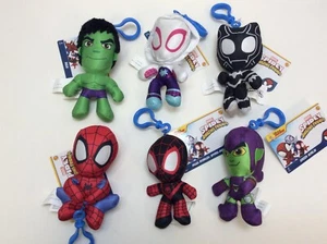 Marvel Spidey Amazing Friends Spiderman Ghost-Spider Black Panther Hulk Goblin - Bild 1 von 8