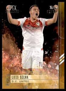 2015 Topps Apex MLS Gold #19 Luis Silva /50