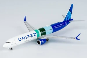 United Airlines B737-MAX10 Reg:N27602 "Pegatina EcoDemonstrator Explorer" 1:400 - Imagen 1 de 10