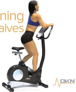 Nearly New Exercise Bike 12 Pre-Set Workouts DKN AM-EB Black (20300)