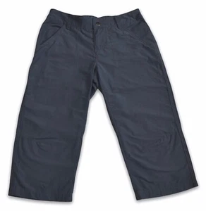 Women's Columbia Arch Cape Capri Crop Trousers Charcoal Grey Size US 2 (XS) - Picture 1 of 3